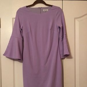 CK Lilac Dress with pearls